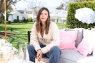 Maria Sharapova, evian global ambassador, celebrates the evian x Balmain pop-up hosted at the Rosewood Montecito